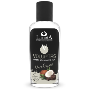 LUXURIA VOLUPTAS EDIBLE MASSAGE GEL WARMING EFFECT - COCONUT AND CREAM 100 ML é um Óleo, Lubrificante e Creme para massagem.