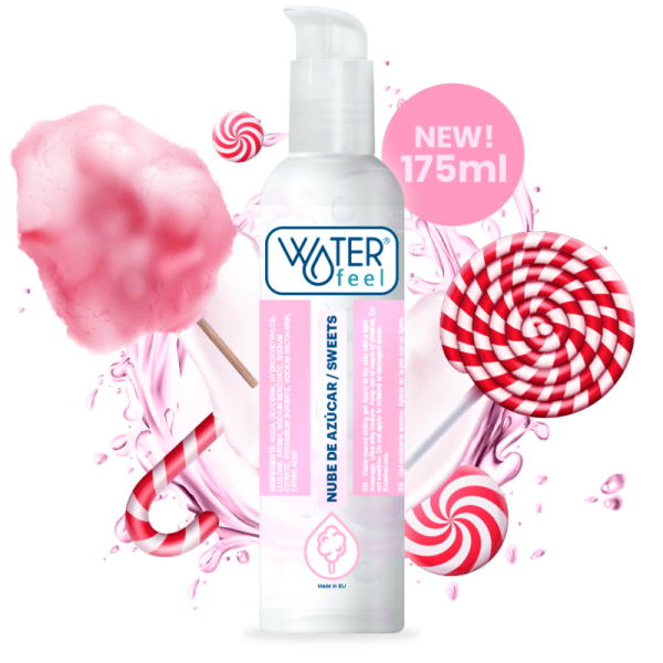 WATERFEEL WATER BASED LUBRICANT SWEETS 175 ML é um Óleo e Lubrificante extremamente agradável com sabor.