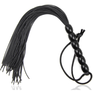 OHMAMA FETISH RIBBED SILICONE HANDLE FLOGGER 22 CM é um brinquedo sexual da gama Fetiche e Bondage relacionada com BDSM e Acessórios.