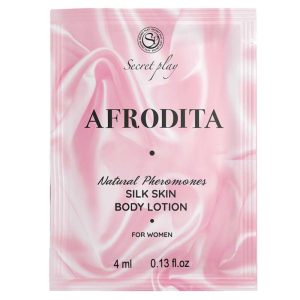 SECRETPLAY SILK SKIN AFRODITA MONODOSE 10ML é um Óleo e Lubrificante extremamente agradável e completo de dose única.