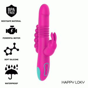 HAPPY LOKY DONALD TRIPLE STIMULATION: ANAL, G-SPOT & CLITORAL WATCHME WIRELESS TECHNOLOGY COMPATIBLE é um brinquedo sexual dos estimuladores de clitóris, super potentes, eficazes e seguros.