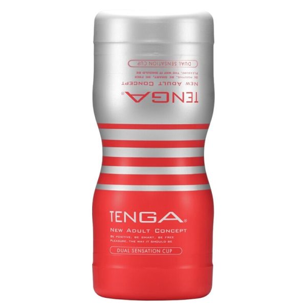 TENGA MASTURBADOR DUAL FEEL CUP é um brinquedo sexual adequado ao homem, super potente e confortável.