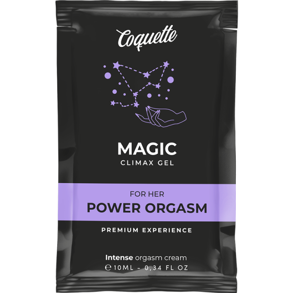 COQUETTE CHIC DESIRE MAGIC CLIMAX GEL FOR HER ORGASM ENHANCER 10 ML é um  Óleo e Lubrificante para Intensificador o Orgasmo Feminino.