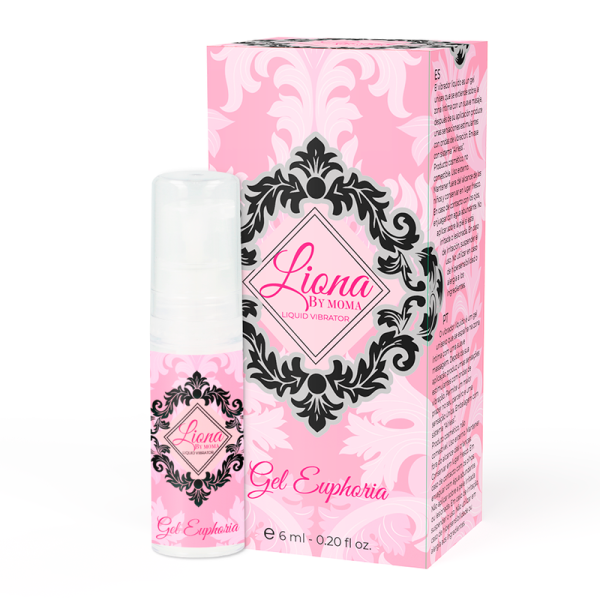 LIONA BY MOMA LIQUID VIBRATOR EUPHORIA GEL 6 ML é um  Óleo e Lubrificante para Intensificador o Orgasmo Feminino.