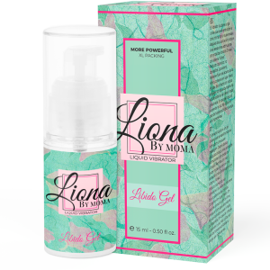 LIONA BY MOMA LIQUID VIBRATOR LIBIDO GEL 15 ML é um  Óleo e Lubrificante para Intensificador o Orgasmo Feminino.