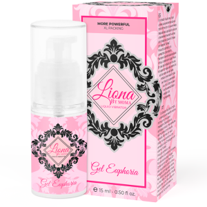 LIONA BY MOMA LIQUID VIBRATOR EUPHORIA GEL 15 ML é um  Óleo e Lubrificante para Intensificador o Orgasmo Feminino.