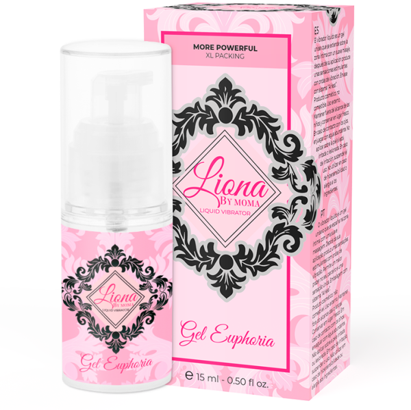 LIONA BY MOMA LIQUID VIBRATOR EUPHORIA GEL 15 ML é um  Óleo e Lubrificante para Intensificador o Orgasmo Feminino.