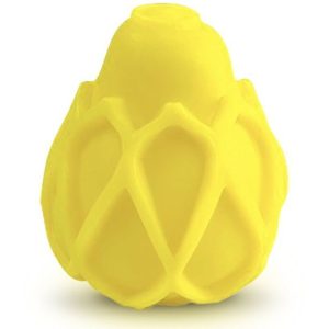 GVIBE TEXTURED AND REUSABLE EGG - YELLOW é um brinquedo sexual adequado ao homem, super potente e confortável.