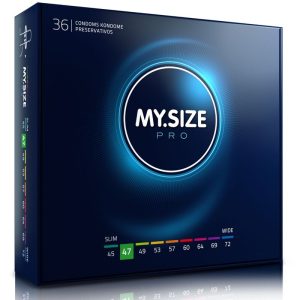 MY SIZE PRO CONDOMS 47 MM 36 UNITS são preservtivos para gays, para maior segurança e sensibilidade. Super saborosos.