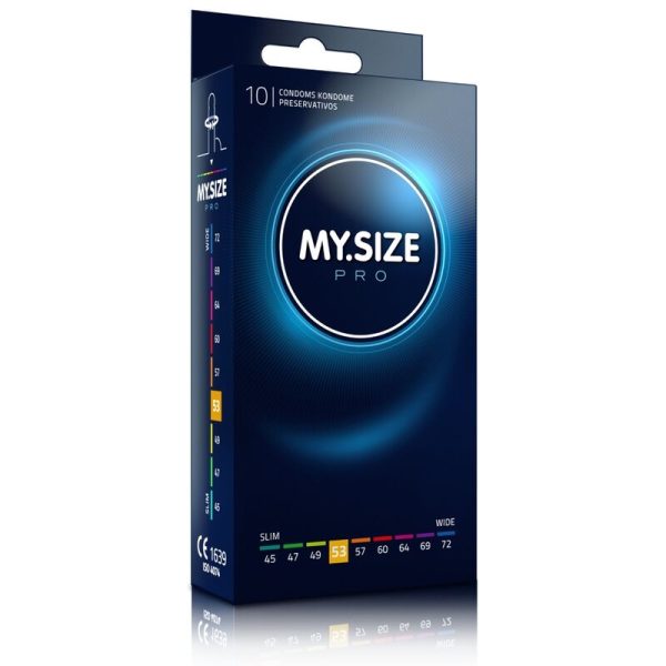 MY SIZE PRO CONDOMS 53 MM 10 UNITS são preservtivos para gays, para maior segurança e sensibilidade. Super saborosos.