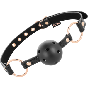 BEGME BLACK EDITION BALL GAG VEGAN LEATHER é um brinquedo sexual da gama Fetiche e Bondage relacionada com BDSM e Acessórios.