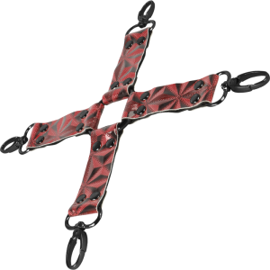 BEGME RED EDITION HOG TIE VEGAN LEATHER é um brinquedo sexual da gama Fetiche e Bondage relacionada com BDSM e Acessórios.