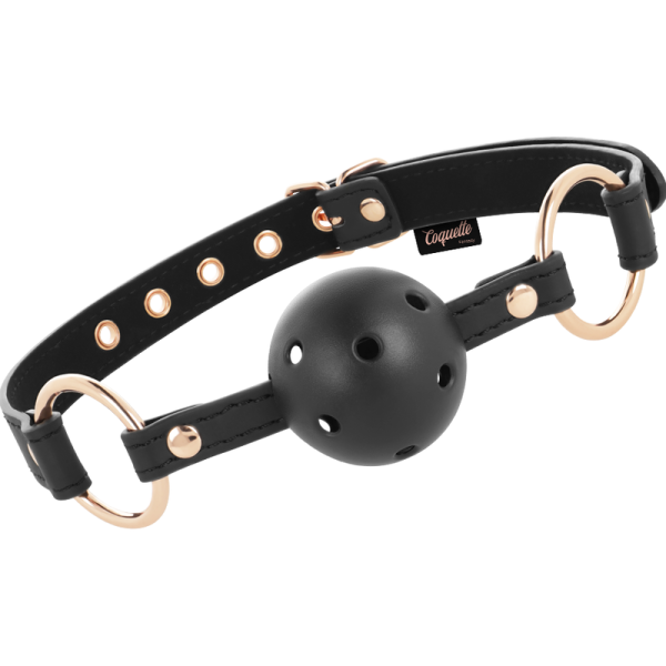 COQUETTE CHIC DESIRE FANTASY BREATHABLE BALL GAG é um brinquedo sexual da gama Fetiche e Bondage relacionada com Mandíbulas.