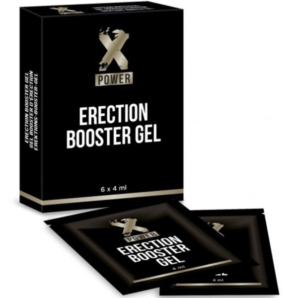 XPOWER ERECTION BOOSTER GEL 6 X 4 ML é um Óleo e Lubrificante extremamente agradável e completo de dose única.