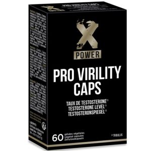 XPOWER PRO VIRILITY CAPS 60 CAPSULES é um afrodisíaco da gama dos revigorantes, super eficaz, seguro. Estimulante fabuloso.