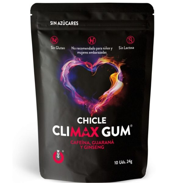 WUG GUM CLIMAX 10 UNITS é um artigo da gama de itens de mercearia, extremamente eficaz, seguro e fiável para o que procura