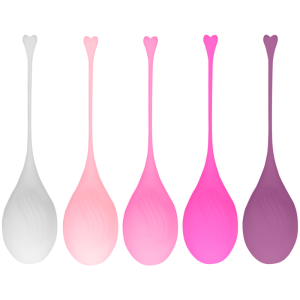 OHMAMA 5 BALLS KEGEL EXERCISE é um brinquedo sexual da gama das Bolas De Silicone, para maior prazer e conforto.