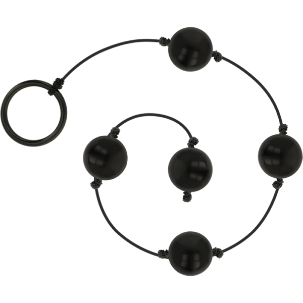 OHMAMA MINI CHINESE BALLS - BLACK é um brinquedo sexual da gama das Contas anais, para maior prazer e conforto.