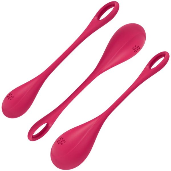 SATISFYER YONI POWER 1 TRAINING SET - RED é um brinquedo sexual da gama das Bolas De Silicone, para maior prazer e conforto.