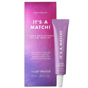 BIJOUX IT’S A MATCH LIQUID VIBRATOR 10 ML é um  Óleo e Lubrificante para Intensificador o Orgasmo Feminino.