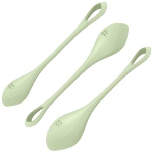 SATISFYER YONI POWER 2 TRAINING SET - GREEN é um brinquedo sexual da gama das Bolas De Silicone, para maior prazer e conforto.