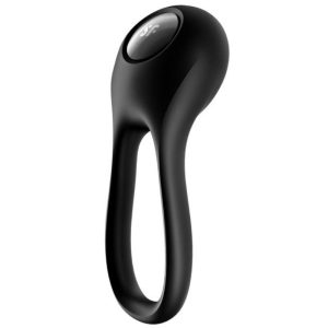 SATISFYER MAJESTIC DUO RING VIBRATOR - BLACK é um brinquedo sexual adequado ao homem, super potente e confortável.