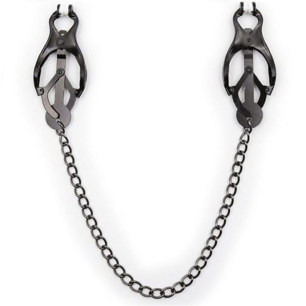 OHMAMA DARK CHAIN JAPANESE NIPPLE CLAMPS é um brinquedo sexual da gama Fetiche e Bondage relacionada com BDSM e Acessórios.