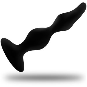 OHMAMA SUCTION CUP SILICONE CURVED PLUG 12 CM é um brinquedo sexual da gama dos Dildos Anais, super confortável para maior prazer e limpeza.