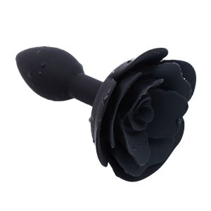 OHMAMA FETISH ROSE SILICONE ANAL PLUG - BLACK é um brinquedo sexual da gama Fetiche e Bondage relacionada com BDSM e Acessórios.