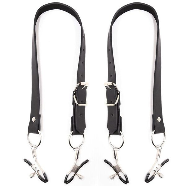 OHMAMA FETISH LEG BONDAGE STRAP CLIT CLAMPS é um brinquedo sexual da gama Fetiche e Bondage relacionada com BDSM e Acessórios.