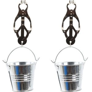 OHMAMA FETISH NIPPLE CLAMPS WITH BUCKETS é um brinquedo sexual da gama Fetiche e Bondage relacionada com BDSM e Acessórios.