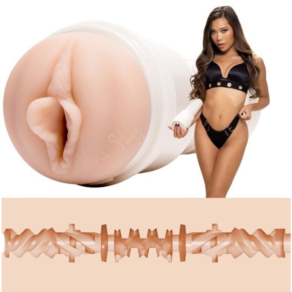 FLESHLIGHT GIRLS VINA SKY EXOTICA TEXTURE VAGINA é um brinquedo sexual adequado ao homem, super potente e confortável.