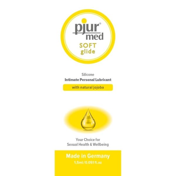 PJUR MED SOFT GLIDE SILICONE LUBRICANT 1.5 ML é um Óleo e Lubrificante extremamente agradável e completo de dose única.