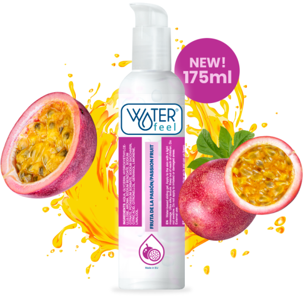 WATERFEEL WATER BASED LUBRICANT PASSION FRUIT 175 ML é um Óleo e Lubrificante extremamente agradável com sabor.