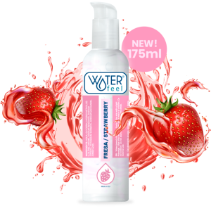 WATERFEEL STRAWBERRY WATER BASED LUBRICANT 175 ML é um Óleo e Lubrificante extremamente agradável com sabor.