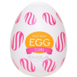 TENGA CURL EGG STROKER é um brinquedo sexual adequado ao homem, super potente e confortável.