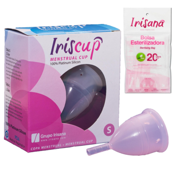 IRISCUP MENSTRUAL CUP SMALL PINK é um produto adequado à melhor Limpeza e Higiene íntima, sinta-se limpo(a) e seguro(a)