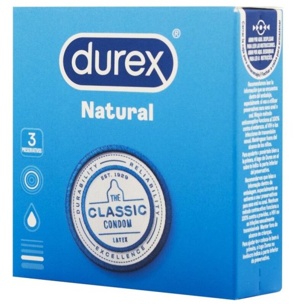 DUREX NATURAL CLASSIC  3 UNITS é um brinquedo sexual da gama de Seleção de venda automática.