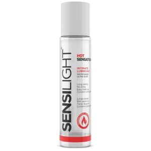 SENSILIGHT HOT INTIMATE LUBRICANT HOT SENSATION 60 ML é um Óleo e Lubrificante extremamente agradável á base de água.