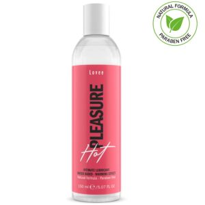 LOVEE HOT PLEASURE INTIMATE LUBRICANT 150 ML é um Óleo e Lubrificante com efeito calor, para maior prazer.