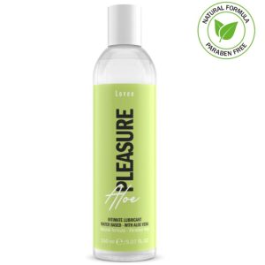 LOVEE ALOE PLEASURE INTIMATE LUBRICANT 150 ML é um Óleo e Lubrificante extremamente agradável á base de água.