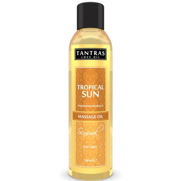 TANTRAS LOVE OIL TROPICAL SUN 150 ML é um Óleo, Lubrificante e Creme com efeito afrodisíaco.