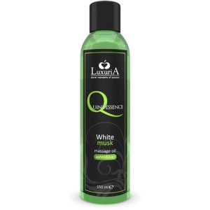 LUXURIA QUINTESSENCE MASSAGE OIL WHITE MUSK 150 ML é um Óleo, Lubrificante e Creme com efeito afrodisíaco.