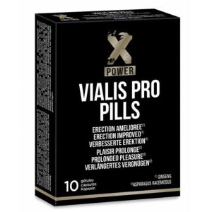 XPOWER VIALIS PRO ERECTION IMPROVED 10 PILLS é um afrodisíaco da gama de aumento do sémen, super eficaz com ótimos resultados.