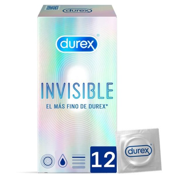 DUREX INVISIBLE EXTRA THIN 12 UDS são preservtivos especiais, para maior segurança e sensibilidade. Super saborosos.