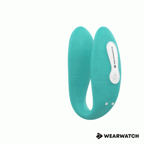 WEARWATCH DUAL PLEASURE  WIRELESS TECHNOLOGY WATCHME AQUAMARINE / JET BLACK é um brinquedo sexual da gama dos Vibradores, super potente e confortável.