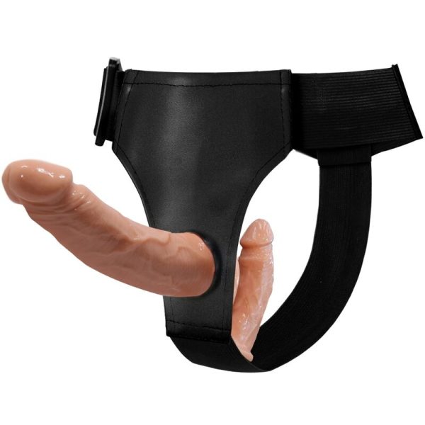 BAILE ULTRA PASSIONATE HARNESS DOUBLE DILDOS STRAP ON é um brinquedo sexual da gama dos Cintos dos Arneses duplos, para maior prazer.