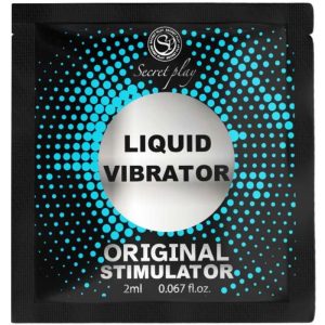 SECRETPLAY LIQUID VIBRATOR UNISEX STIMULATOR 2 ML é um Óleo e Lubrificante extremamente agradável e completo de dose única.