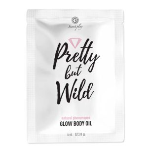 SECRETPLAY PRETTY BUT WILD GLOW BODY OIL SACHET é um produto adequado à melhor Limpeza e Higiene íntima, sinta-se limpo(a) e seguro(a)