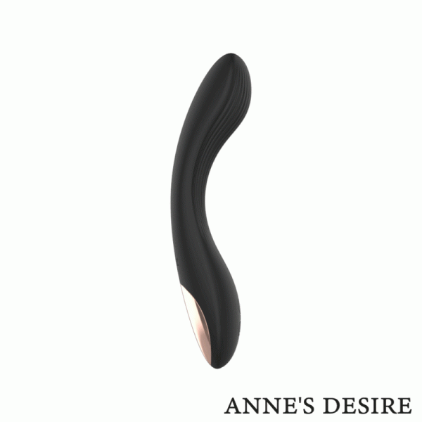 ANNE'S DESIRE CURVE G-SPOT WIRELESS TECHNOLOGY WATCHME  BLACK/GOLD é um brinquedo sexual da gama dos Vibradores, super potente e confortável.